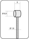 Alligator Cablu Frana Alligator MTB L-1700mm A 1, 5 Slick (463510051RM)