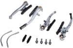 WMX Set frana v-brake argintiu, fata-spate biciclete (AWR0251)