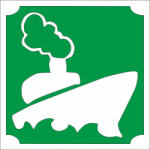  5x5 cm-es csillámtetoválás sablon - Hajó 214