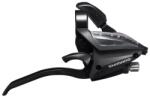 Shimano Maneta schimbator frana Shimano ST-EF500-8R-4A, montaj dreapta, 8 viteze, cablu 2050mm, 4 degete, pentru V-Brake, (necesita modulator de putere), culoare negru (ESTEF5004RV8AL)