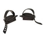 WMX Set pedale bicicleta + ratrape cauciuc, filet 1 2, culoare negru (AWR0097)