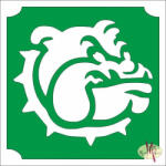  5x5 cm-es Csillámtetoválás sablon - Bulldog 93