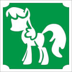  5x5 cm-es Csillám tetoválás sablon - Csillám póni 66