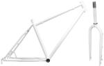 RMS Kit Cadru+Furca Fat Bike Otel Alb Mat (4959726WKRM)