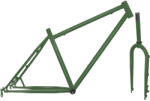 RMS Kit Cadru+Furca Fat Bike Otel Verde Militar Mat (4959726JKRM)