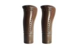 DSX Set 2 mansoane biciclete KRIS Ergo, PVC, 120mm, culoare maro (A747)