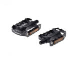 WMX Set 2 pedale Wellgo din plastic + metal pentru bicicleta, filet 9 16, culoare negru (AWR0061)