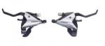 Shimano Set Maneta Schimbator Frana Shimano St-ef65-2a , 9x3 Vit. , Cablu 2050 1800mm, Ot . V-brake (estef65p9a3s)