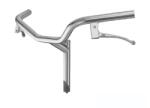 RMS Ghidon cursiera Tranz-X Oversize, aluminiu, latime 440mm, O31, 8, culoare negru, cu manete de frana (484000130RM)