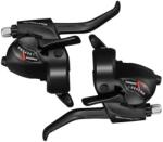 Shimano Maneta Schimbator Frana Shimano Tourney St-Tx800, 8X3 Vit. , Ez-Fire Plus, 2 Degete, Pt. Frana V-Brake, Cabluri Schimbator Frana Lungime Standard, Negru, Ambalat Ind (ESTTX800P8AL)