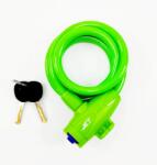 DSX Antifurt cu cheie JET LOCK TY-582 10x1000mm, culoare verde, cu suport (Z042)