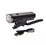 WMX Far fata biciclete 1 led, culoare negru, incarcare USB (AWR1165)