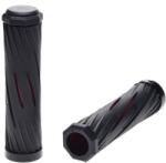 WMX Mansoane bicicleta din cauciuc, 120mm, culoare negru rosu (AWR2243R)