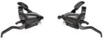 Shimano Manete Schimbator Frana Shimano St-Ef500-2A, 8X3 Vit. , Standard Schimbator Frana Cablu Camasa Neagra (Sp41), 2 Degete, Pt. V-Brake, Negru, Ambalat Ind (ESTEF5002PV8A3)