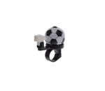 WMX Sonerie bicicleta din-din forma de minge, culoare alb negru (AWR1608)