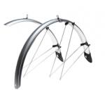 WMX Set aparatori noroi fata spate bicicleta 28 , latime 53 mm, material PVC, culoare argintiu (AWR2166)