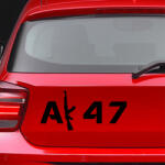  AK-47 szöveg Autómatrica