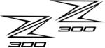  Kawasaki Z300 matrica készlet