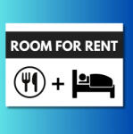  Rom for rent tábla egyszínű