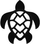  Hawaii teknős matrica