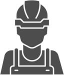  Munkás piktogram matrica