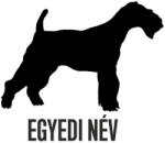  Egyedi neves Foxterrier matrica
