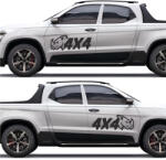  4x4 matrica készlet 2 db 40 cm