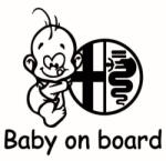  Alfa Romeo Baby on board matrica