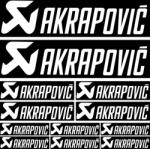  Akrapovic szponzor matrica szett