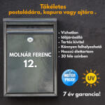  Postaláda matrica egyedi névvel