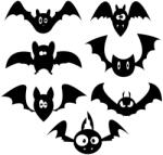  Denevér szett matrica (30 cm)