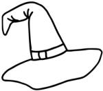  Boszorkány piktogram matrica