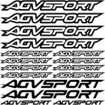  AGVSPORT szponzor matrica szett