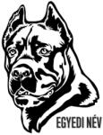  Egyedi neves Cane corso matrica