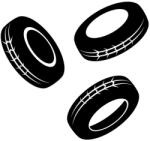  Autógumi piktogram matrica