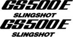  Kawasaki GS500E Slingshot matrica készlet