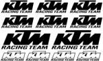 KTM Racing Team matrica szett
