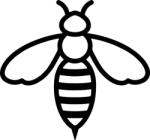  Méh piktogram matrica