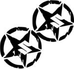  Suzuki katonai csillag matrica 2 db