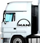  MAN kamion matrica 30 cm széles