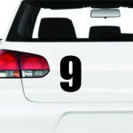  9 - Szélvédő matrica