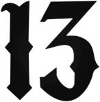  Díszes 13-as Autómatrica