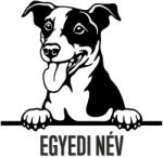  Egyedi neves Jack russel matrica