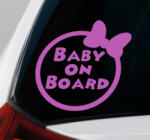  Lányos Baby on board matrica