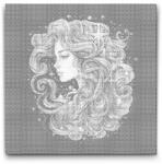  PontPöttyöző - Szűz Méret: 50x50cm, Keretezés: Műanyagtáblával, Szín: Piros