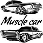  Muscle Car szett - Autómatrica (30 cm)