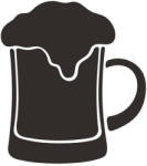  Söröző piktogram matrica