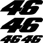  Számszett szponzor matrica szett