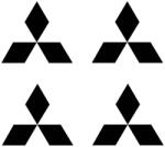 Mitsubishi felni matrica (4 db)