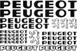  Peugeot matrica szett